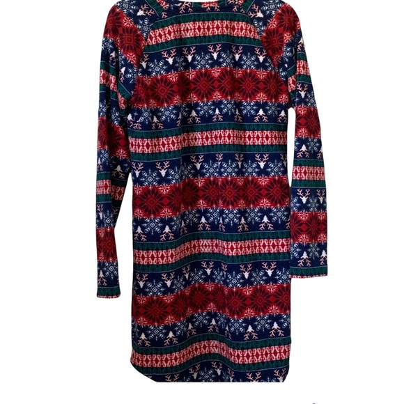 Lord & Taylor | super soft fleece lined Christmas night shirt - Picture 3 of 4